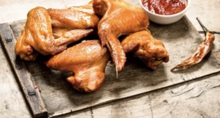 SMOKED CHICKEN WINGS RECIPE ON BIG GREEN EGG